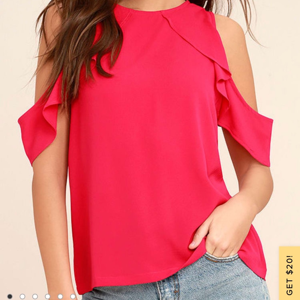 Fun Times Fuchsia Top